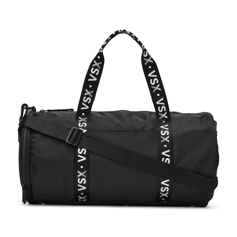 NWT Victoria’s Secret Black & White VSX Duffle Bag